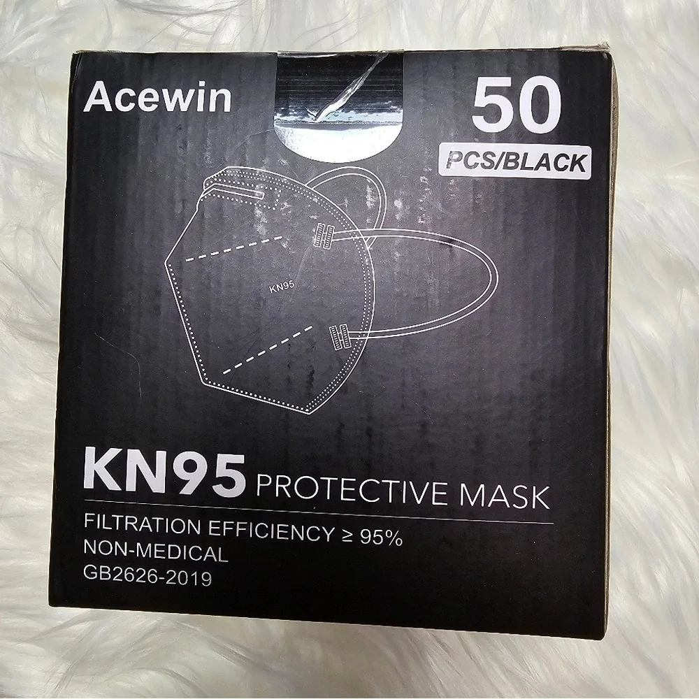 Acewin KN95 Protective Masks - Black‎